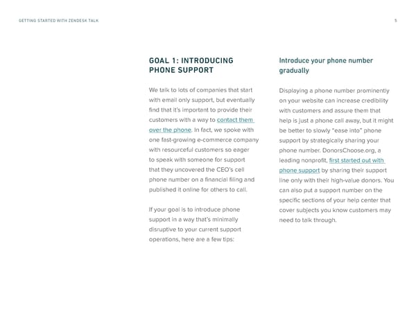 Getting Started with Zendesk Talk - Page 5