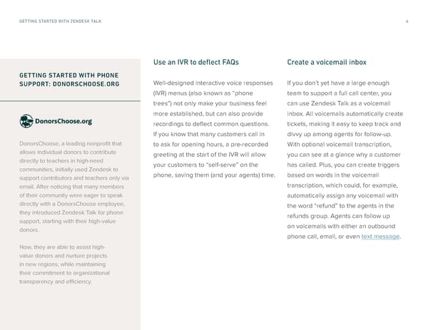 Getting Started with Zendesk Talk - Page 6