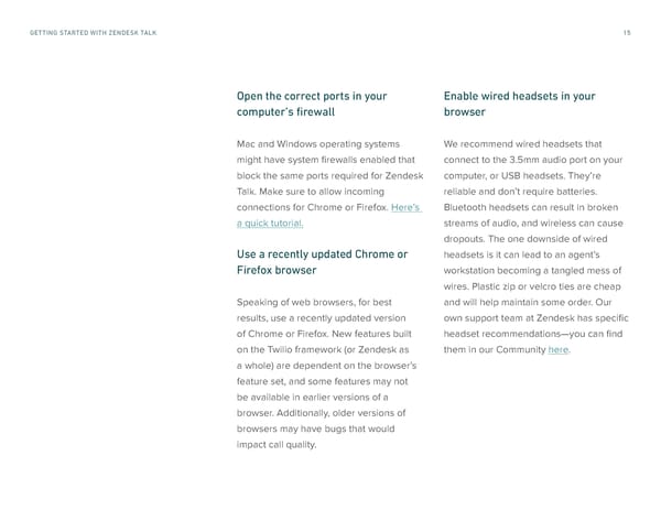 Getting Started with Zendesk Talk - Page 15