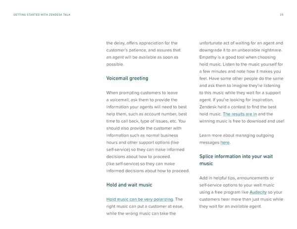 Getting Started with Zendesk Talk - Page 25