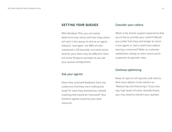 Getting Started with Zendesk Talk - Page 26