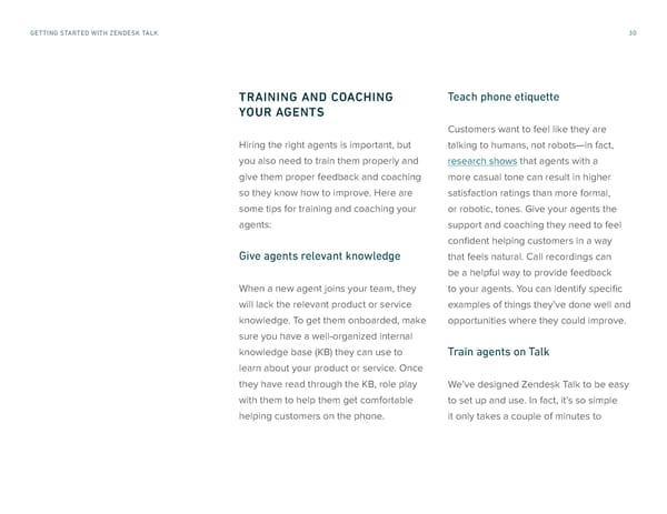 Getting Started with Zendesk Talk - Page 30