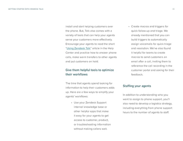 Getting Started with Zendesk Talk - Page 31