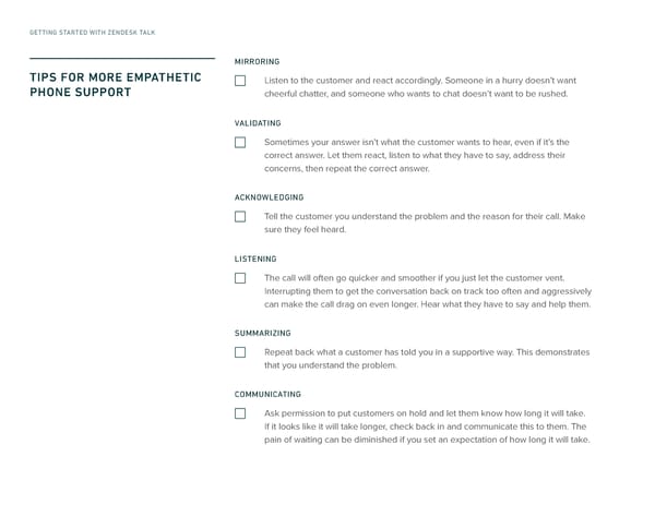 Getting Started with Zendesk Talk - Page 32