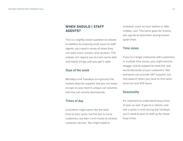 Getting Started with Zendesk Talk - Page 36