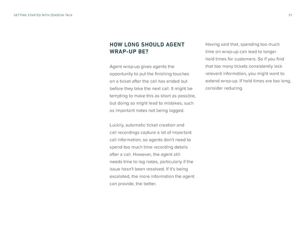 Getting Started with Zendesk Talk - Page 37