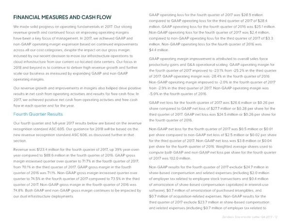 Shareholder Letter - Page 12